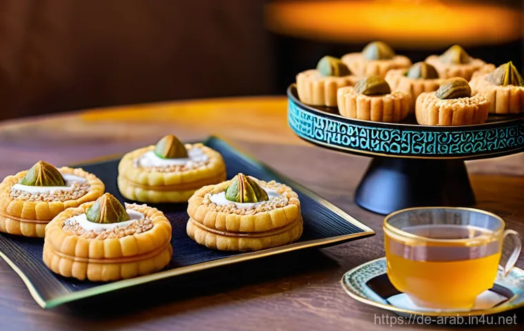 아랍어권에서의 명절과 축제 - **A Heartwarming Eid al-Adha Family Feast:**
    An intergenerational Arab family gathers around a l...