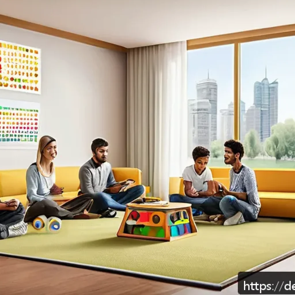 아랍어 학습 앱 추천 - A vibrant digital classroom scene showing diverse German-speaking adults enthusiastically engaging w...